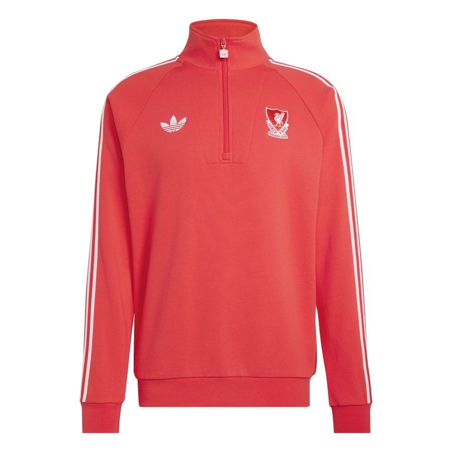 Liverpool Track Top OG Half Zip - Pure Ruby - Men's-SoccerKits Hub | Buy Soccer Jerseys Online